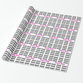 Sehr homosexuell geschenkpapier