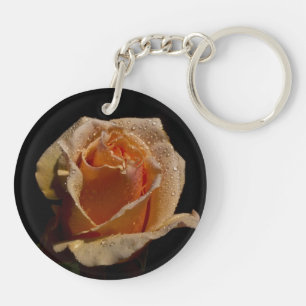 Sehr Hübsch Orange Rose Schlüsselanhänger