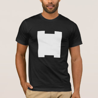 SEHR KÜNSTLERISCHES H-MONOGRAMM-SCHWARZES T-Shirt