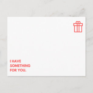 Sehr Lustig - Orange Einfach Minimalistisch Postkarte