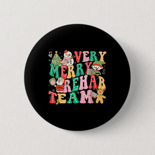 Sehr Merry Rehab Team Weihnachten Physiotherapeut Button