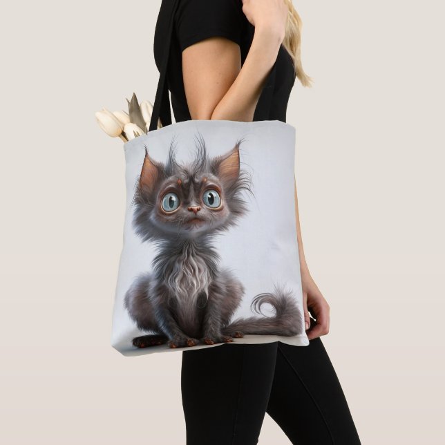 SEHR NIEDLICH GRAY LYKOI CAT TASCHE (Von Nahem)