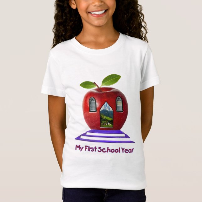 Sehr Niedlich mein erstes Schuljahr T-Shirt (Vorderseite)