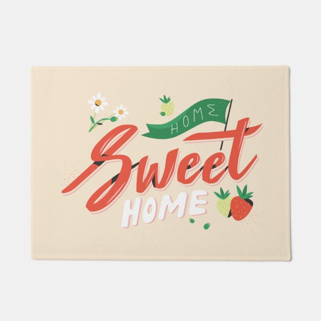 Sehr Niedlich Zuhause Sweet Zuhause Fußmatte (Vorderseite)