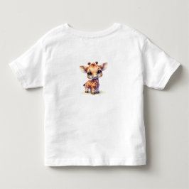 Sehr niedliche Giraffe Kleinkind T-shirt