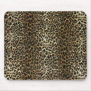Sehr niedliche Leoparddruckmuster-Mausunterlage Mousepad