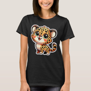 Sehr Niedlicher Geparden T-Shirt