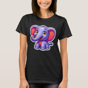 Sehr Niedlicher kleiner Elefant T-Shirt