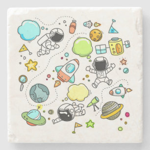 Sehr Niedliches Kinderspieldoodle Steinuntersetzer