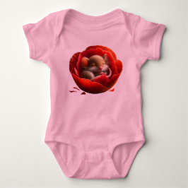 Sehr Niedliches Schlafen von Babymäuse Baby Strampler