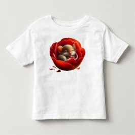 Sehr Niedliches Schlafen von Babymäuse Kleinkind T-shirt