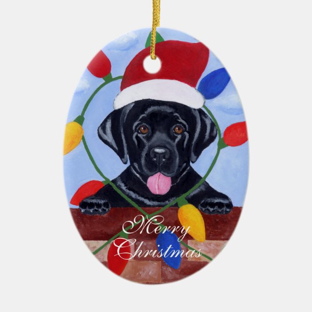 Sehr niedliches schwarzes keramik ornament (Vorne)