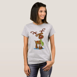 Sehr niedliches Shirt des Ren-Weihnachten|