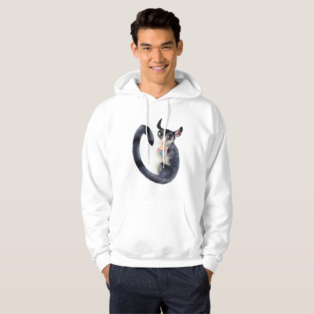 sehr niedliches Zuckersegelflugzeug, das einen Hoodie (Vorne ganz)