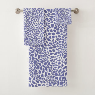 Sehr Peri Leopard Spot Muster Badhandtuch Set