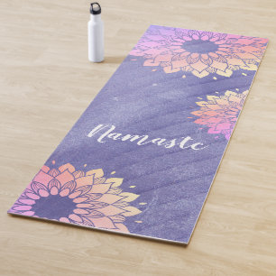 Sehr Peri Lila Yoga Instructor Rose Gold Mandala Yogamatte