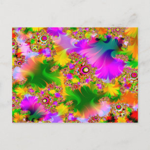 Sehr psychedelisch postkarte