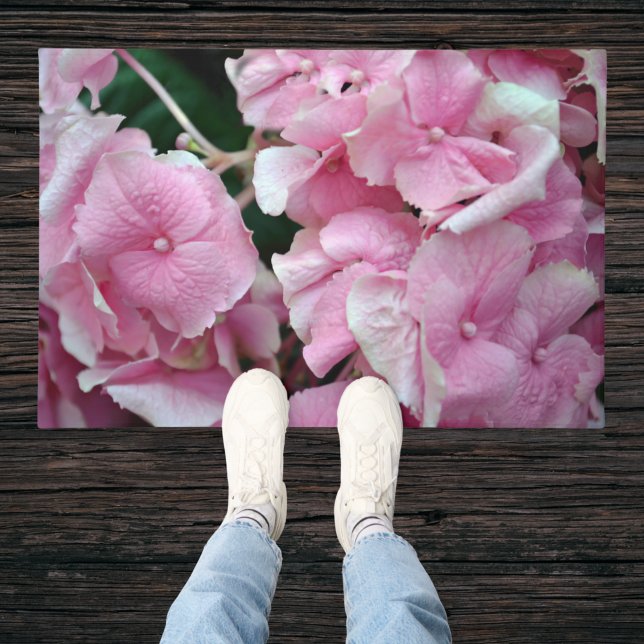 Sehr rosa Hydrangea Doormat Fußmatte (Von Creator hochgeladen)