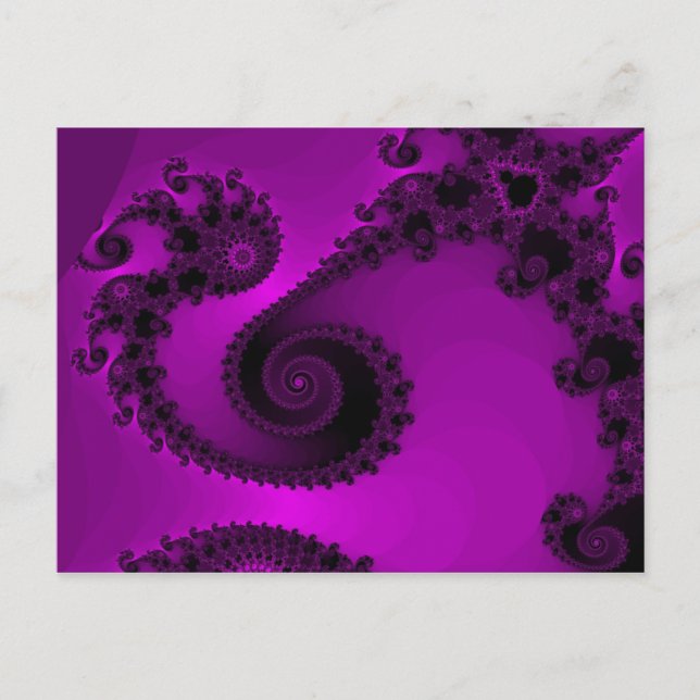 Sehr rosa Postkarte (Vorderseite)