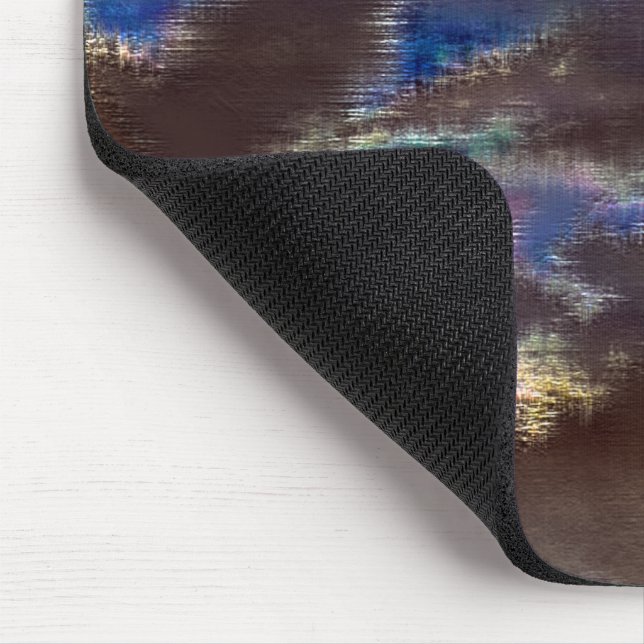 Sehr rustikale dunkle Wolken mit tropfender Versch Mousepad (Ecke)