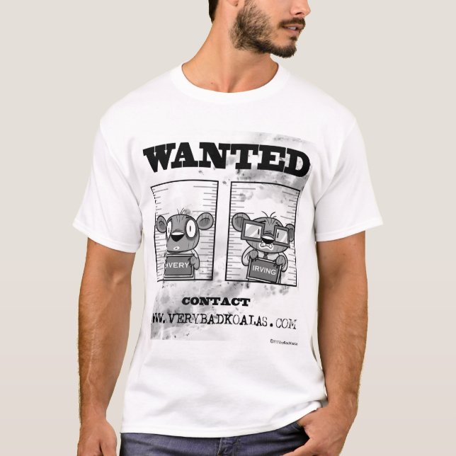Sehr schlechte Koala wollten Plakat T-Shirt (Vorderseite)