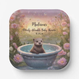 Sehr schöne Babydusche Pappteller