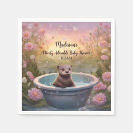 Sehr schöne Babydusche Serviette