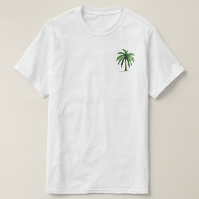 Sehr schöne Palme T-Shirt (Design vorne)
