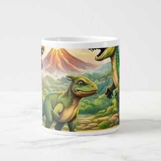 Sehr schönes Design auf Jumbo-Tasse