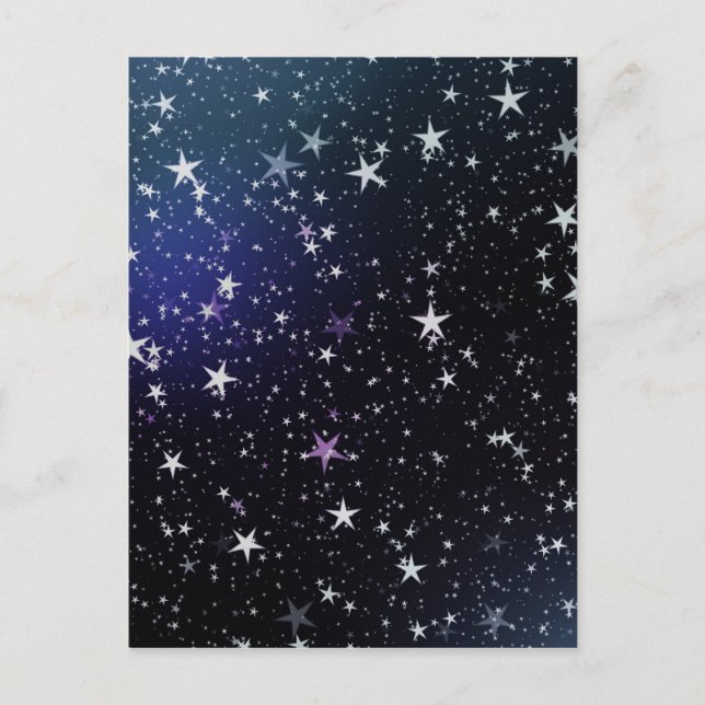Sehr starre Nacht Postkarte (Vorderseite)