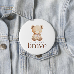 sehr tapfere Kindheit Krebs kranke Kinder süß Button