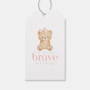 sehr tapferer Name bei Kinderkrebs Geschenkanhänger