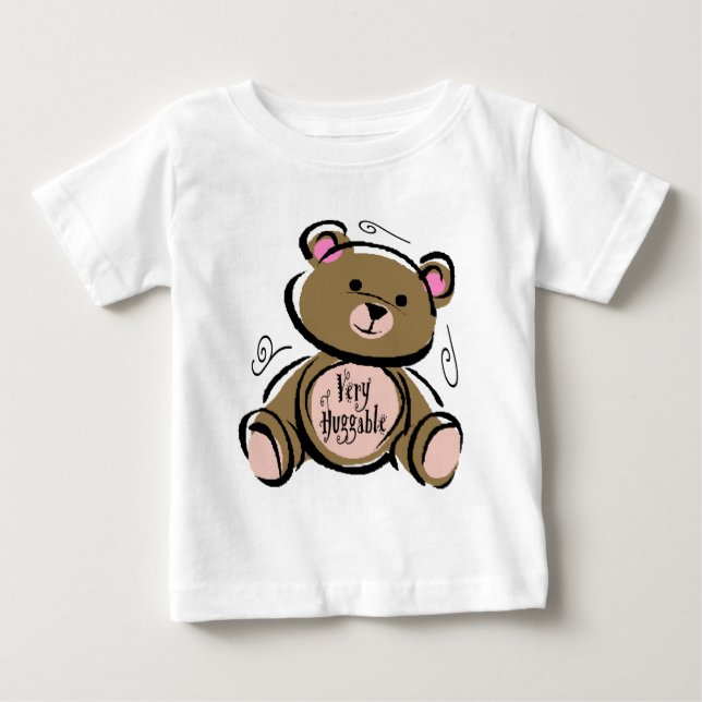 Sehr umarmbarer Teddybär Baby T-shirt (Vorderseite)