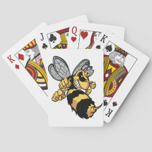 Sehr verärgerte Bienen-Spielkarten Spielkarten