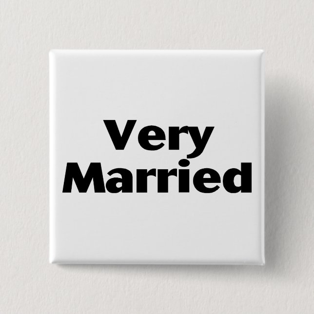Sehr verheiratet button (Vorderseite)