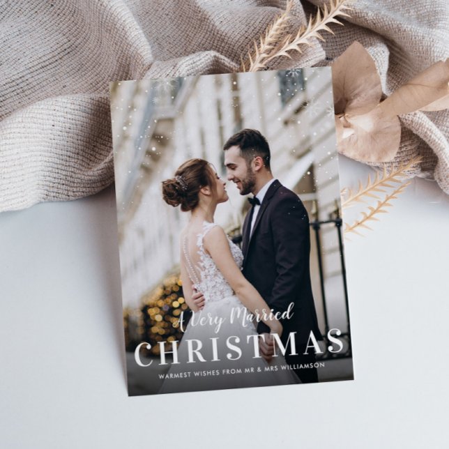 SEHR VERHEIRATET | WeihnachtsWeihnachten Postkarte (Von Creator hochgeladen)