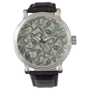 Sehr viel Spaß 1000 Dollar-Rechnungen Armbanduhr