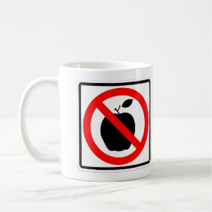 Sehr viel Spaß Keine APPLE Sign Kaffee Tasse