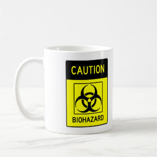 Sehr viel Spaß Vorsicht BIOGEFÄHRDUNG Signieren Ka Kaffeetasse