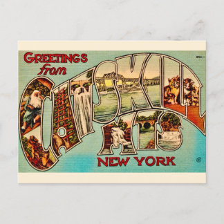 Sehr Vintag Catskill Mountains Postkarte