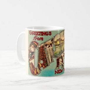 Sehr Vintage Postkarte Tasse