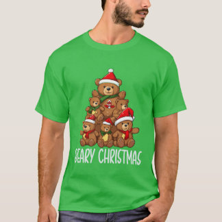Sehr Weihnachten Bär Weihnachtsbaum Lustige Famili T-Shirt