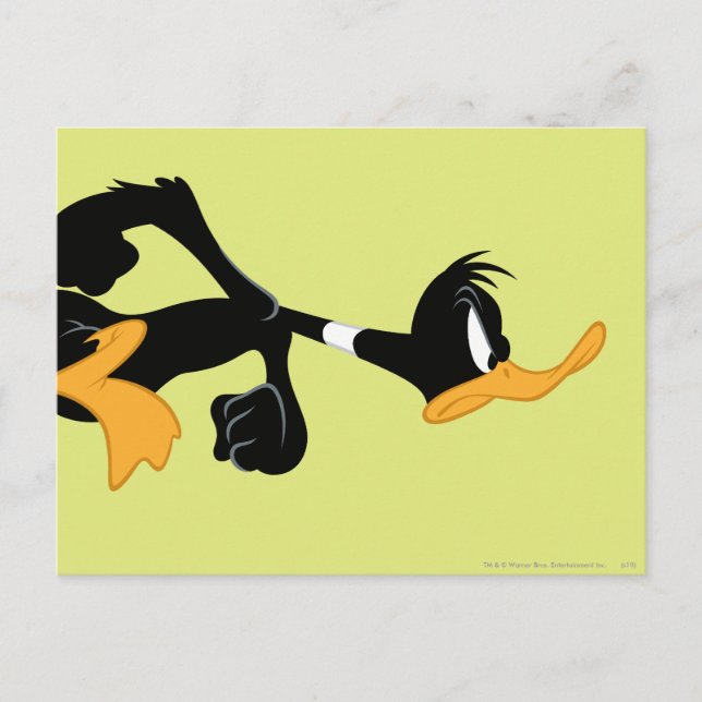 Sehr wütender DAFFY DUCK™ Postkarte (Vorderseite)
