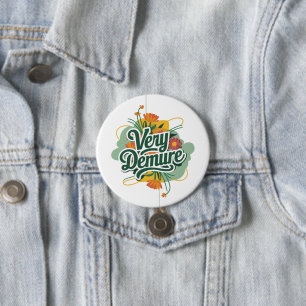 Sehr zurückhaltend, sehr achtsamer Trend - zurückh Button