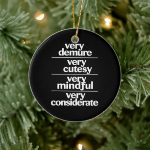 Sehr Zurückhaltend Sehr Niedlich Sehr Rücksichtsvo Keramik Ornament
