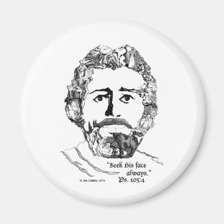 "Seht immer sein Gesicht" S. 105:4 Magnet