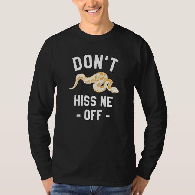 Seht mich nicht von Ball Python Schlange Pythons R T-Shirt (Vorderseite)