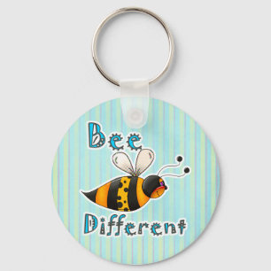 Sei anders Gefleckte Hummel Schlüsselanhänger