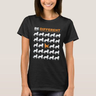 Sei anders Golden Retriever Hundebesitzer T-Shirt