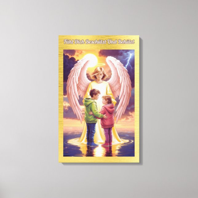 Sei Beschützt und Behütet Leinwanddruck (Vorderseite)